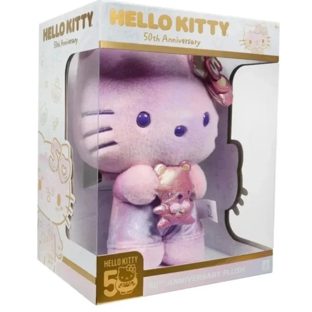 Hello Kitty and Friends, 50th Anniversary 8-inch 50th Anniversary Teddy Bear NWT